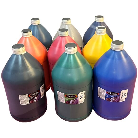 Jacquard Marbling Paint 1 Gallon - Assorted Colors For Fabric Paper & More NEW S - Picture 1 of 11